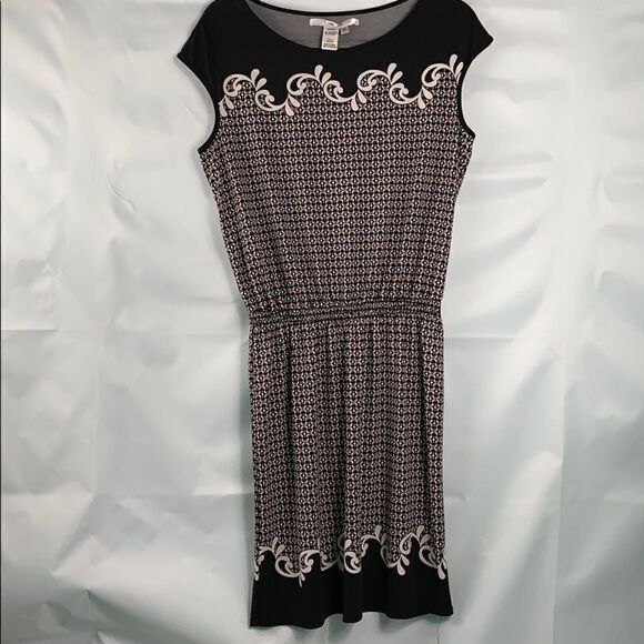 Studio M black/white/red dress - Picture 1 of 7